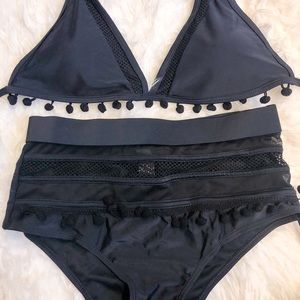 Pom-Pom Highwaisted Bikini